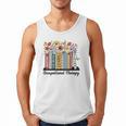 Occupational Therapy Wildflower Book OT Therapist Assistant Men Tank Top Occupational Therapy Wildflower Book OT Therapist Assistant Men Tank Top