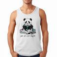 Panda Reading Chapter Books Men Tank Top Panda Reading Chapter Books Men Tank Top