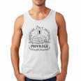 Im A Privilege Vintage Book Illustration Men Tank Top