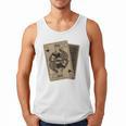 Queen Of Books Playing Card Aesthetic For Book Lovers Premium Tri-Blend Men Tank Top