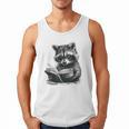 Raccoon With Book Cute Raccoons Reading Books Men Tank Top Raccoon With Book Cute Raccoons Reading Books Men Tank Top