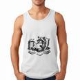 Raccoon Reading A Book Vintage Trash Reader Men Tank Top