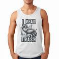 Racoon Reading Spicy Smutty Book Booktok I Read Trashy Books Men Tank Top