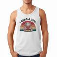 I Read Alotl Axolotl Retro Reading Books Lover Vintage Men Tank Top