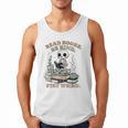 Read Books Be Kind Stay Weird Skeleton Reading Book Lover Men Tank Top Read Books Be Kind Stay Weird Skeleton Reading Book Lover Men Tank Top