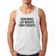 Read Books Lift Weights Fight Fascists Premium Tri-Blend Men Tank Top
