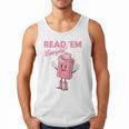 Read 'Em Western Cowgirl Retro Groovy Reading Books Men Tank Top Read 'Em Western Cowgirl Retro Groovy Reading Books Men Tank Top