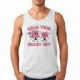 Read You Heart Out Reading Teacher Valentines Day Book Lover Men Tank Top