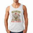 Reading Squad Book Lover Bookish Floral Readers Make Leaders Men Tank Top