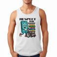 Respect Elders Cellphone Pushing Books In a Wheelchair Men Tank Top Respect Elders Cellphone Pushing Books In a Wheelchair Men Tank Top