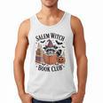 Salem WItch Book Club Halloween Raccoon Witch Reading Book Men Tank Top Salem WItch Book Club Halloween Raccoon Witch Reading Book Men Tank Top