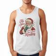 He Sees What You'Ve Been Reading Bookish Christmas Humor Men Tank Top He Sees What You'Ve Been Reading Bookish Christmas Humor Men Tank Top