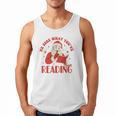 He Sees What You'Ve Been Reading Santa Book Men Tank Top