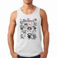 Skelanimals I Bite Vintage Retro Dead Pet Textbook Collage Men Tank Top