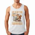Squirrel Animal Life Is Better With Books And a Men Tank Top
