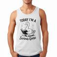 Today I'm A Serious Goose Animal Reading Book Lovers Men Tank Top Today I'm A Serious Goose Animal Reading Book Lovers Men Tank Top