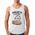 Unearth a Story Cute Dinosaur Summer Reading 2026 Dino Book Men Tank Top Unearth a Story Cute Dinosaur Summer Reading 2026 Dino Book Men Tank Top
