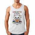 Unearth a Story Cute Kitten Summer Reading 2026 Cat Book Men Tank Top Unearth a Story Cute Kitten Summer Reading 2026 Cat Book Men Tank Top