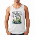 Unearth a Story Frog Reading a Book Summer 2026 Premium Tri-Blend Men Tank Top