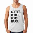 Vintage Coffee Books Dogs Naps Retro Men Tank Top Vintage Coffee Books Dogs Naps Retro Men Tank Top