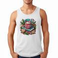 Vintage Cozy Winter Hot Cocoa Books Gingerbread Book Lovers Men Tank Top Vintage Cozy Winter Hot Cocoa Books Gingerbread Book Lovers Men Tank Top