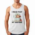 Vintage I Read Past My Bedtime Cute Sleeping Bear Book Lover Men Tank Top