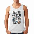 Vintage Reader Author Country Aesthetic Back Porch Book Club Men Tank Top