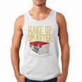 Wake Up Smarter Librarian Book Stack Premium Tri-Blend Men Tank Top