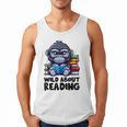 Wild About Reading Book Lover Gorilla Men Tank Top
