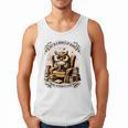 Wise Owl Reading Books Men Tank Top