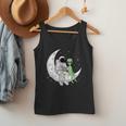 Astronaut Reading Book To Alien Moon Space Book Lover Men Men Tank Top