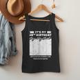 Birthday It's My 40th Birthday Guest Book Birthday Party Men Tank Top