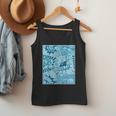 Blue Comic Book Blue Graphic Men Tank Top