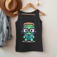 Book Lover Frankenstein's Monster With Reading Glasses Men Tank Top