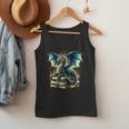 Book Lover Reading Fantasy Dragon Men Tank Top