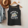 Book Are My Therapy Aesthetic Bookish Reading Men Tank Top