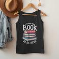 I Closed My Book To Be Here Books Lover Bookworm Men Tank Top