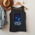 Cosmic Botanical Book Lover Reading Men Tank Top