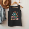 Cute Dragon Reading a Book Bookworm For Men Women Kid Men Tank Top