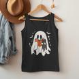 Cute Ghost Reading Book Spooky Season Halloween Costume Kids Men Tank Top