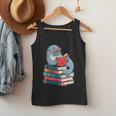 Cute Reading Seal On Books Book Lover Men Tank Top