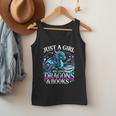 Dragon Reading Just A Girl Who Loves Dragons And Books Men Tank Top Dragon Reading Just A Girl Who Loves Dragons And Books Men Tank Top