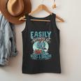 Easily Distracted By Books And Dragons Nerds Men Tank Top