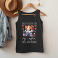 Easily Distracted By Coffee Cats And Books Men Tank Top Easily Distracted By Coffee Cats And Books Men Tank Top