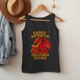 Easily Distracted By Dragons And Books Reading Men Tank Top