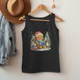 Gingerbread Reading Book Lovers Christmas Bookworm Librarian Men Tank Top
