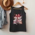 Girly Coquette Gingerbread Books And Hot Cocoa Cozy Season Men Tank Top