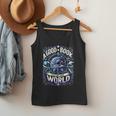 A Good Book Is Out Of This World Shirt Astronaut Reading Men Tank Top