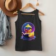 Humor Rubber Duck Reading Book Men Tank Top
