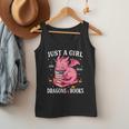 Just A Girl Who Loves Dragons And Books Dragon Reading Lover Men Tank Top Just A Girl Who Loves Dragons And Books Dragon Reading Lover Men Tank Top